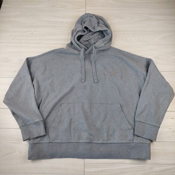 Vintage 90s Banana Republic Hoodie Sweatshirt Gray Mens XL Y2K‎ 100% Cotton - Picture 1 of 7